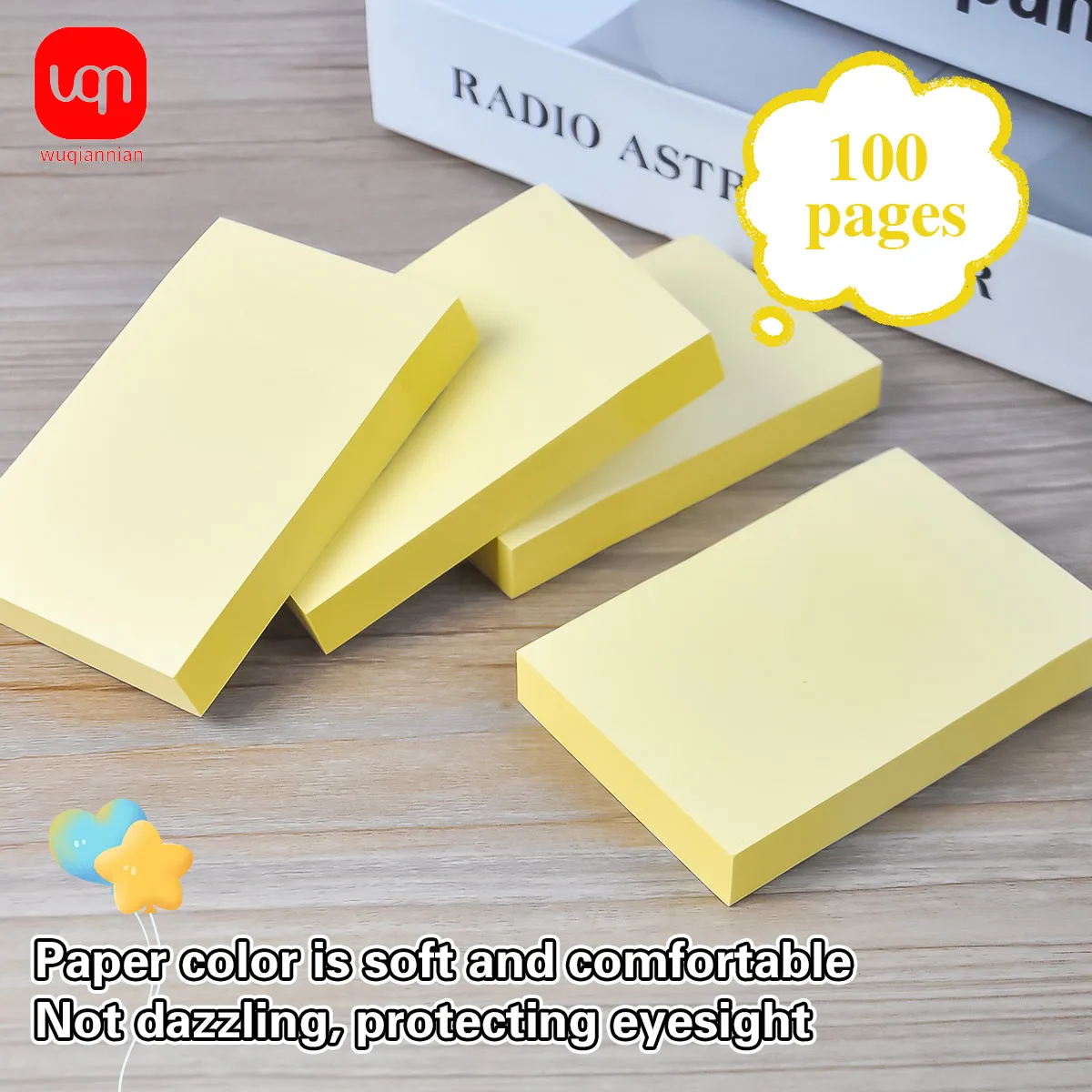 WQN-3/6/12PCS Note adesive autoadesive 2*3 pollici riutilizzabili adatte per appunti, ufficio, scuola e forniture per ufficio