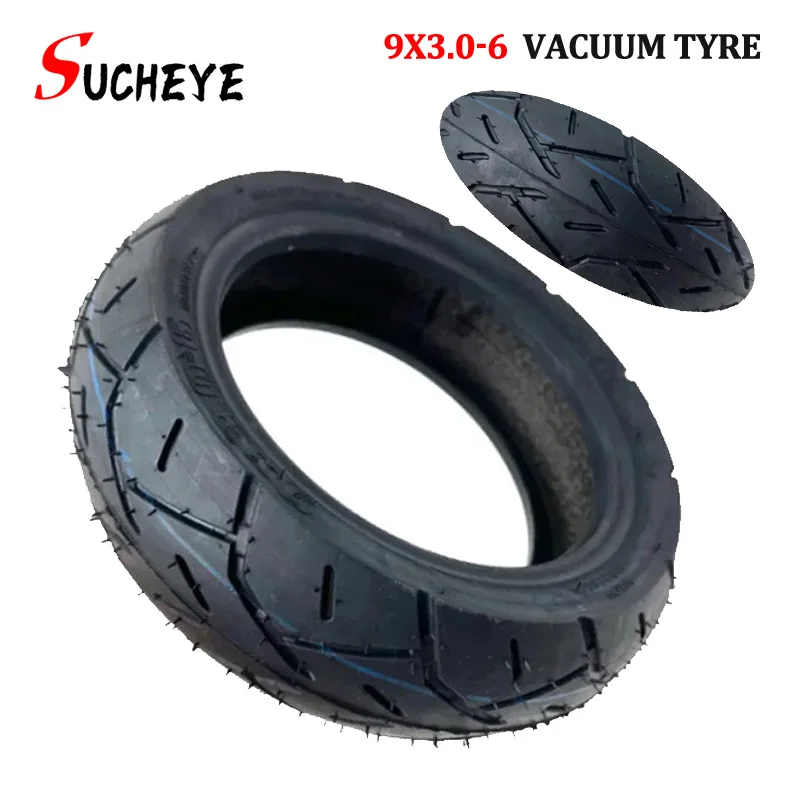 Mini-Motorradzubehör 9x3.00-6 Tubeless-Reifen für Gas-Elektroroller-Räder 9*3.00-6 Vakuum-Verschleißfester Reifen