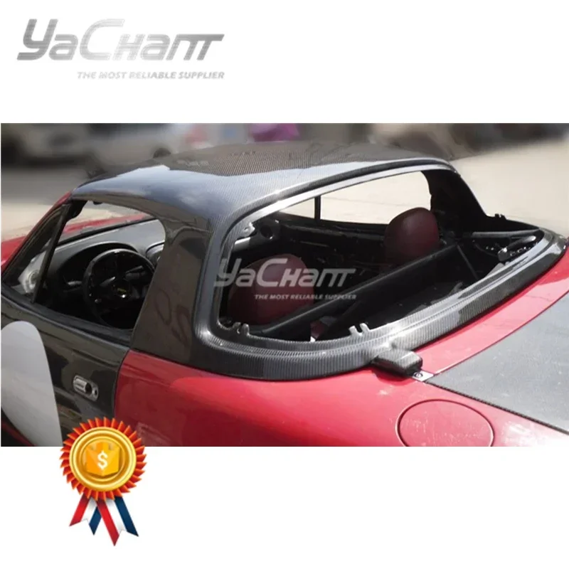 

Замена жесткого верхнего покрытия из углеродного волокна для Mazda MX-5 Miata MK1 MK2 NA NB 1990-2005 годов выпуска, в стиле OE, с остеклением.
