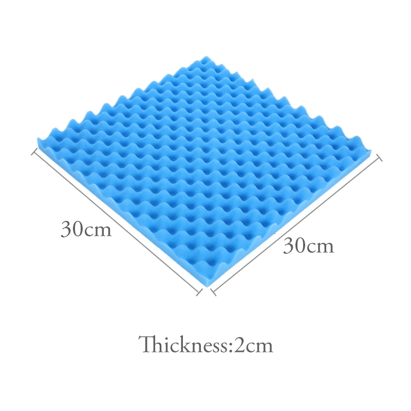 1pc High Density Soundproofing Foam Tiles Panels Egg Crate Acoustic Foam Sound-absorbing Cotton For Ktv Audio Studio Room