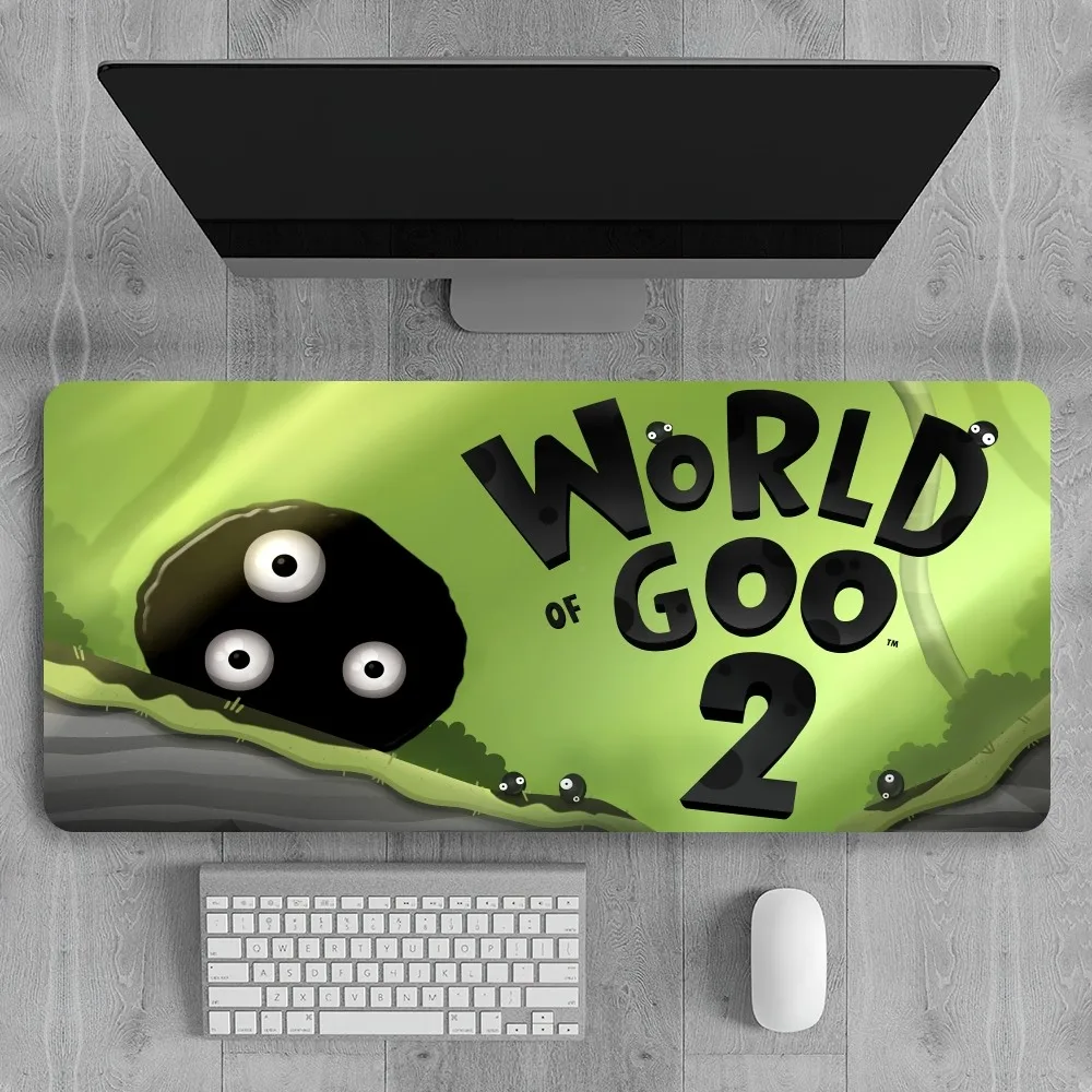 Game World of Goo 2 Cute Cool Mouse Pad Office Large PC Computer Keyboard Game Rubber Big Laptop Table Desk Mousepad