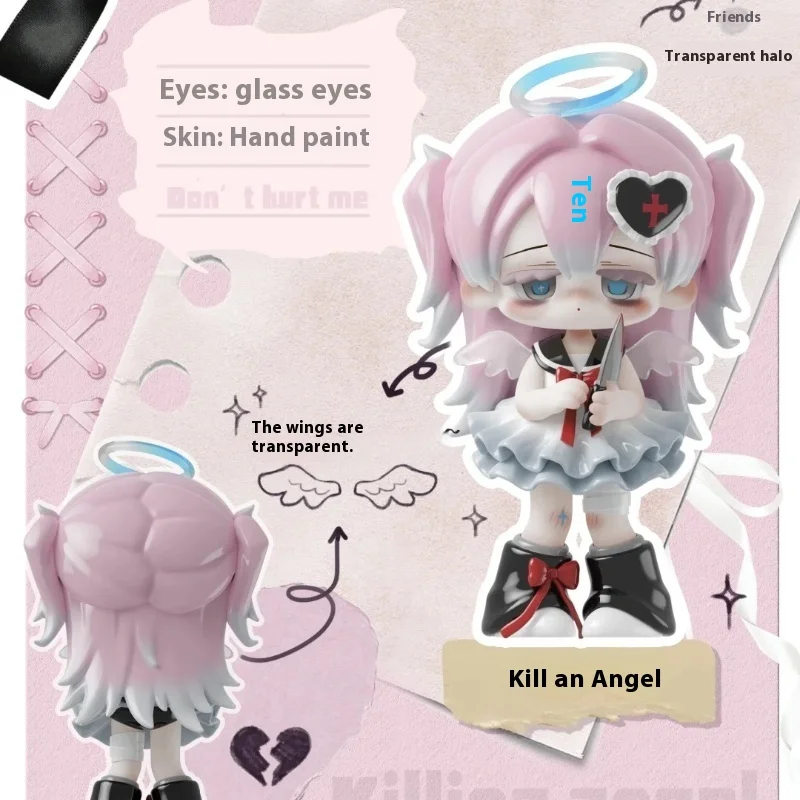 

Authentic Playful Trending Missy Sweet Mourning Lolita Series Blind Box Non Movable Trendy Handmade Killing Angel Gift