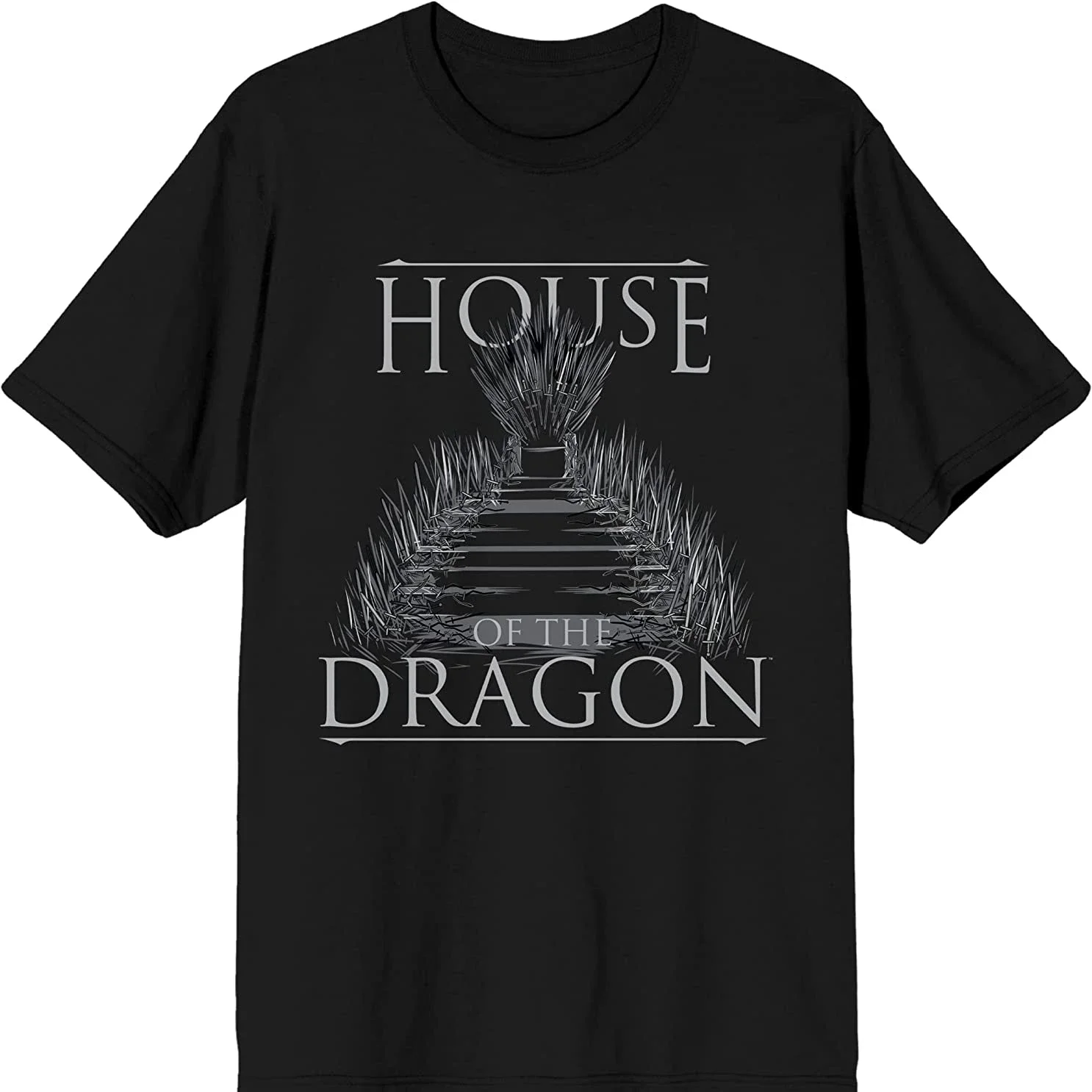 Hot Sale Dragon Throne Logo T-Shirt Short Sleeve Casual 100% Cotton O-Neck Summer Mens T Shirt Size S-3XL
