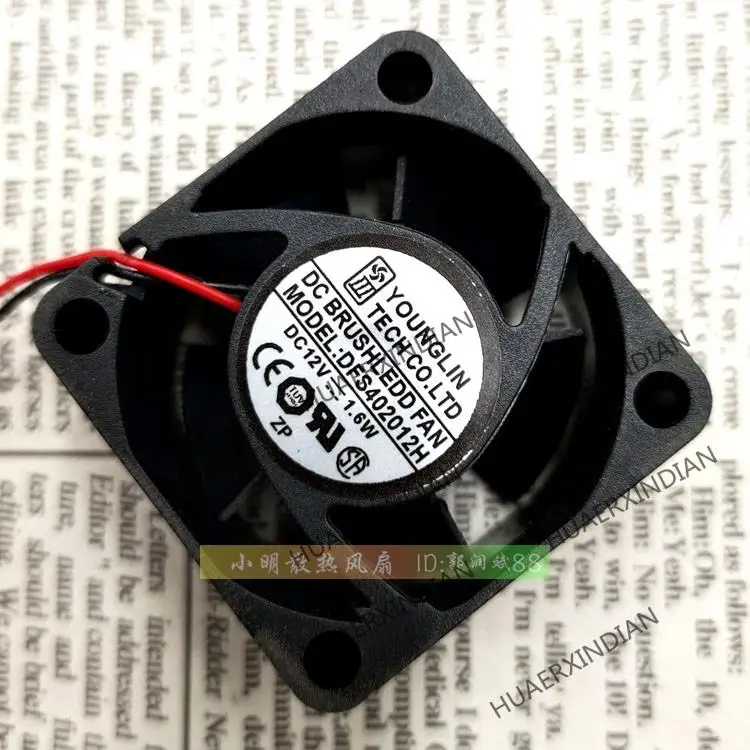 New  DFS402012H 4020 12v 1.6W 4CM/  Cooling Fan Assembly Kit