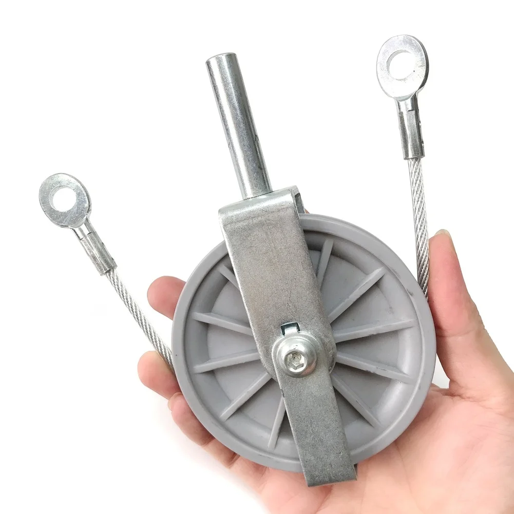 High Quality Black Nylon Bearing Pulley Wheel Stepper Machine Steel Wire Rope Transmission Pulley Wheel Fitness Equipment Parts - view 3