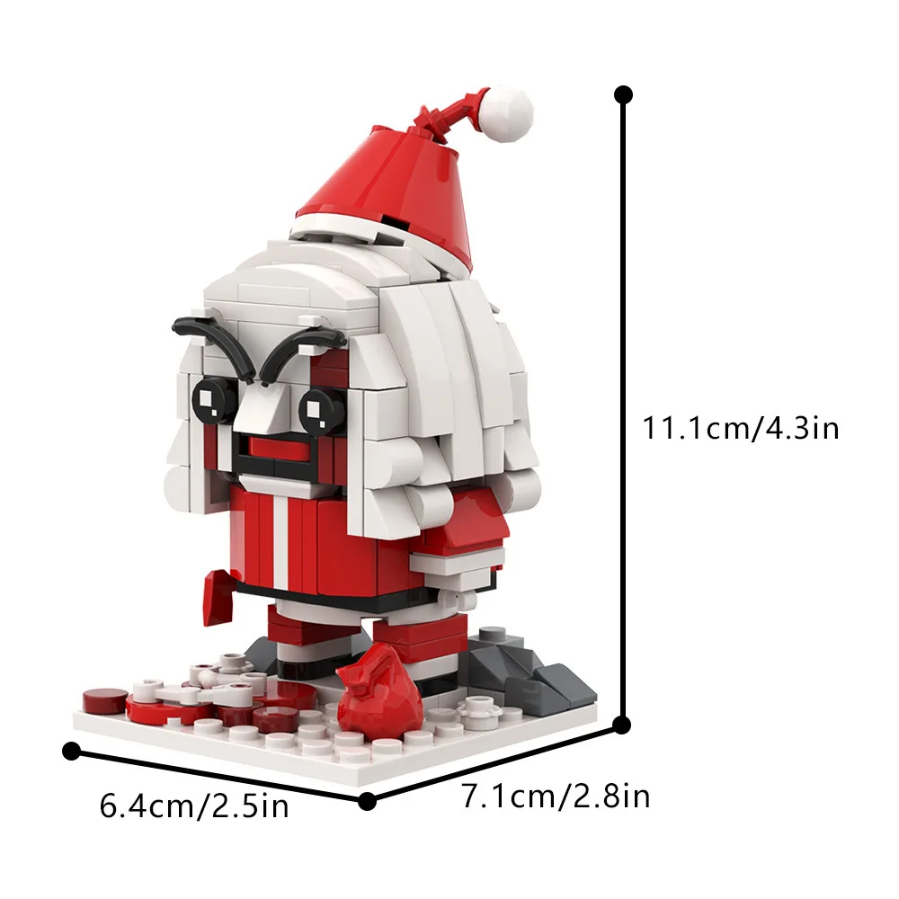 Gobricks MOC Film horror Terrifier Doll Building Blocks Modello Terrifier Art il clown Horror Clown Figura Mattoni Giocattoli Regalo per bambini