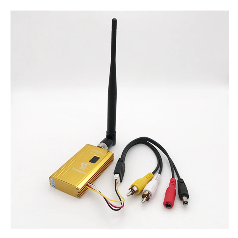 1.2Ghz 1.2G 8CH 1.5W 1500MW Wireless AV Transmitter TV Audio Video Transmitter Receiver for FPV Four Helicopter RC Unmanned