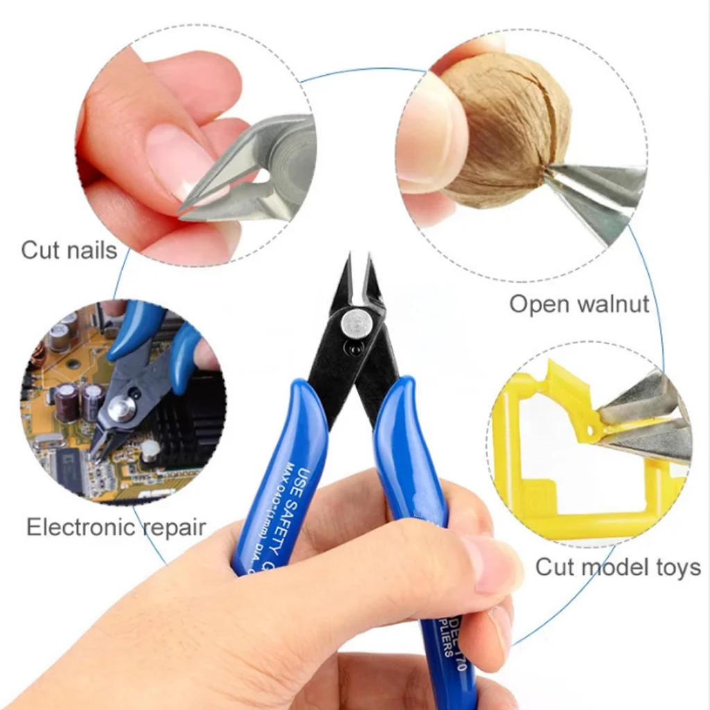 1/510/20pcs 170 Wishful Clamp DIY Electronic Diagonal Pliers Side Cutting Nippers Wire Cutter 3D Printer Parts