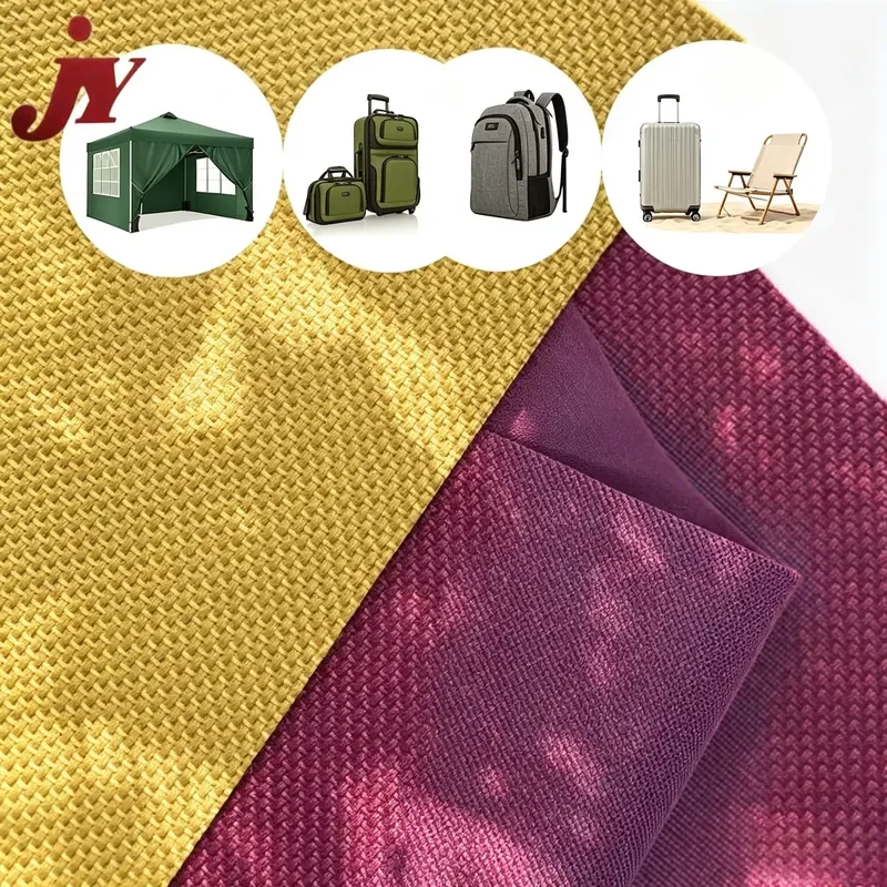 Wholesale Recycled Solution Dope Dyed PU Coated 1000mm 600d Oxford Polyester Oxford Cloth Fabric Supplier