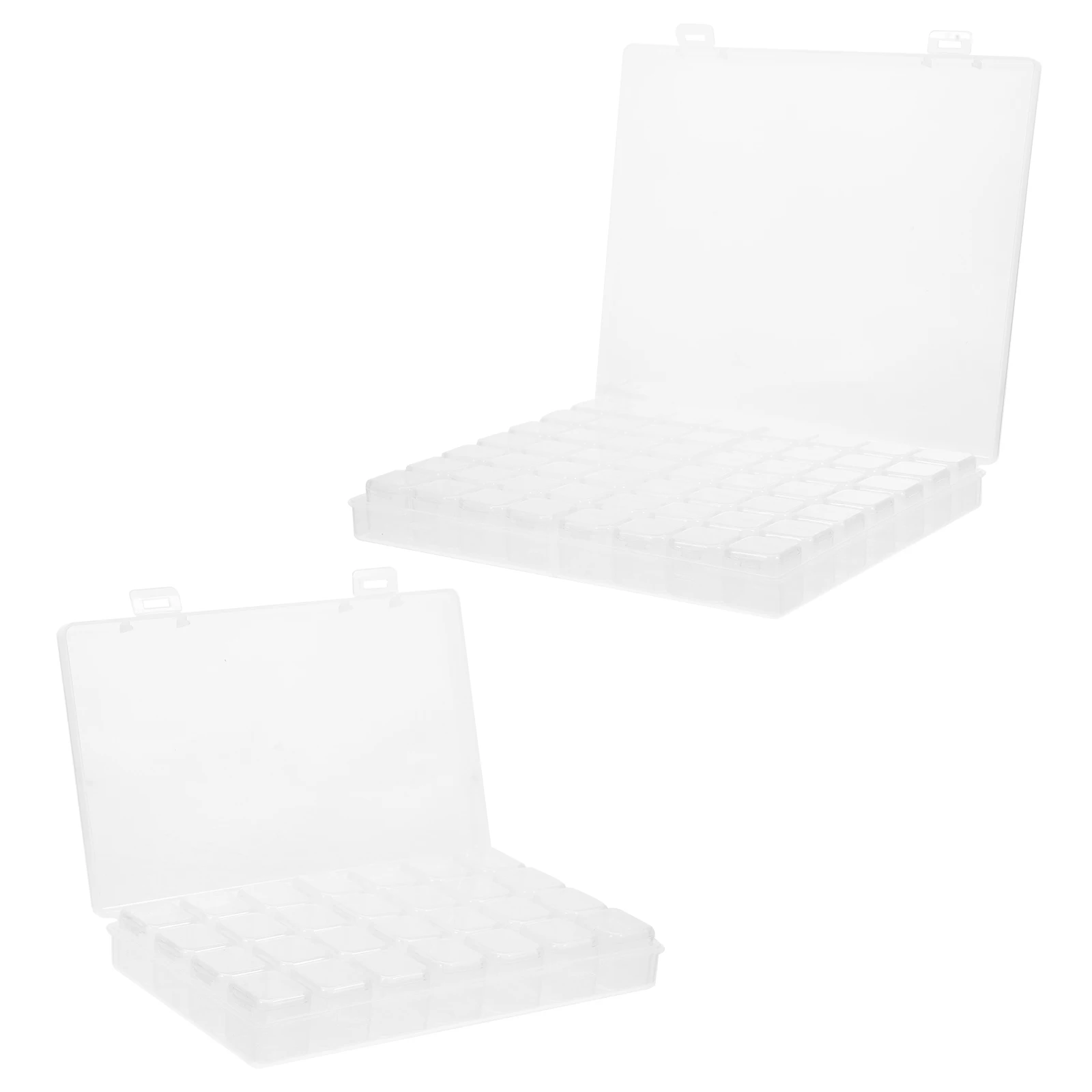 

2pcs Jewelry Box Organizer Storage Holder For Earrings Rings Necklaces Bracelets Portable Women Girls Multifunctional Trinket