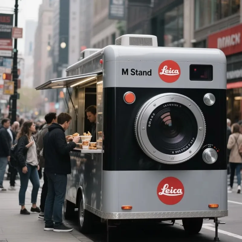 Factory-custom Large-sized Camera-shaped Mobile Food Trucks Wholesale Prices Coffee Ice Cream Trailers