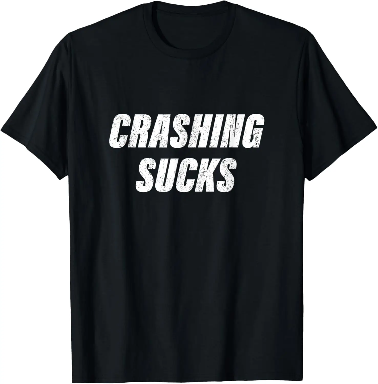 

Забавная футболка для гонок на мотоциклах Crashing Sucks