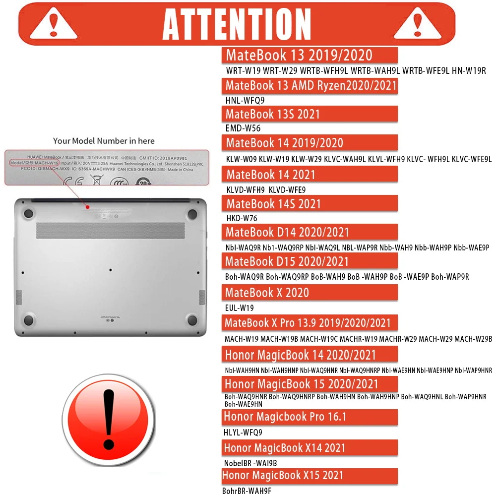 Matte estojo para portátil para huawei matebook d14 d15/13/14/matebook x pro/x 2020/magicbook 14/15/pro 16.1/x 14/x 15 casca dura preta