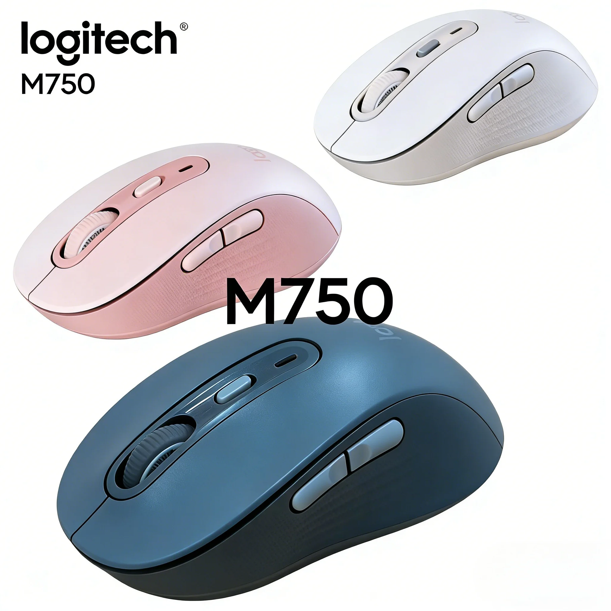

Logitech M750 Business Mouse | Cross-Screen Bluetooth Dual-Mode, Silent Multi-Device Sync for Seamless Workflow Efficiency