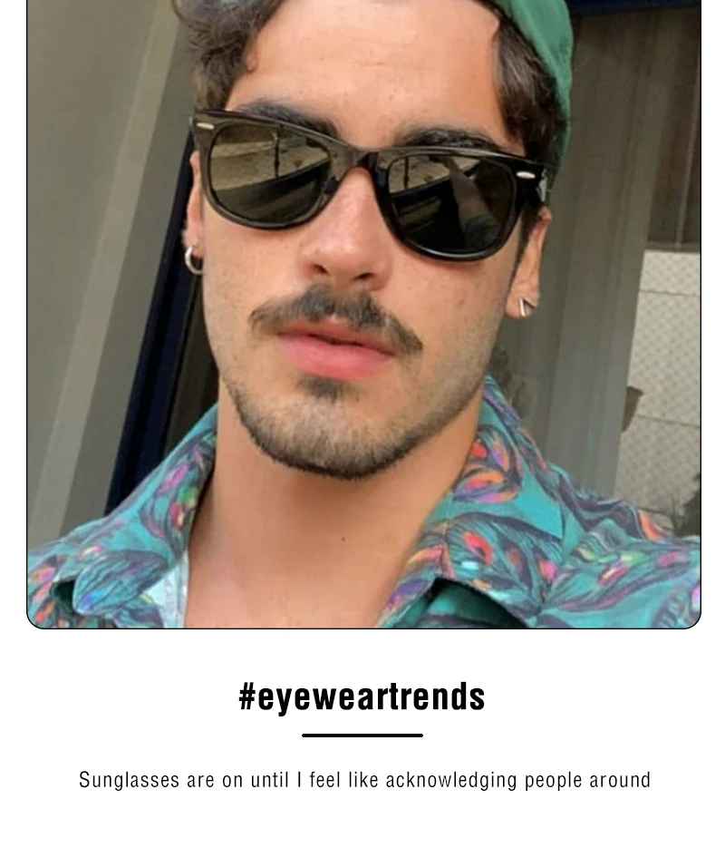 CRIXALIS Polarisierte Sonnenbrille für Herren, Retro-Spiegelbrille, für Herren, zum Fahren, Vintage, Reisen, Angeln, klassische Sonnenbrille für Damen, 400 – Detail 3