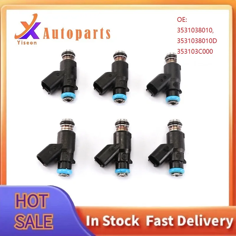 Fuel Injectors 35310-3C000 For Hyundai Azera Sonata For Kia Sorento Amanti 3531038010, 3531038010D 353103C000 35310 3C000