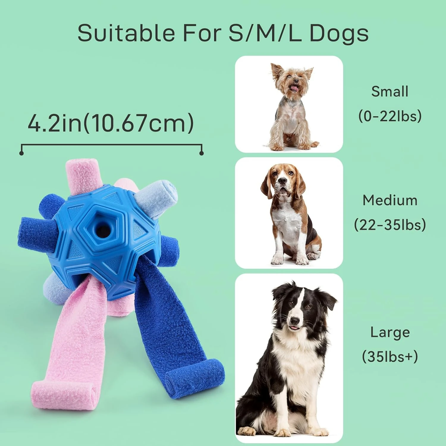 Exciting Enrichment Toys for Colorful, Vibrant Rainbow Dogs - Interactive Slow Feeder Snuffle Ball, Treat Dispenser, and Puzzle 