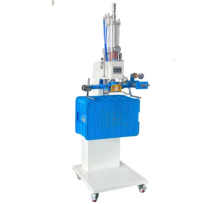 Booster cylinder circumference packing ironing machine open table LOGO pattern hot stamping packaging carton branding machine