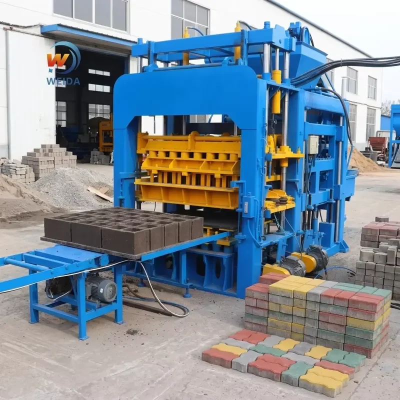 High Output Automatic PLC Controlled Hollow Block Making Machine Engine Gearbox Pump Bearing for Easy Operation Concrete