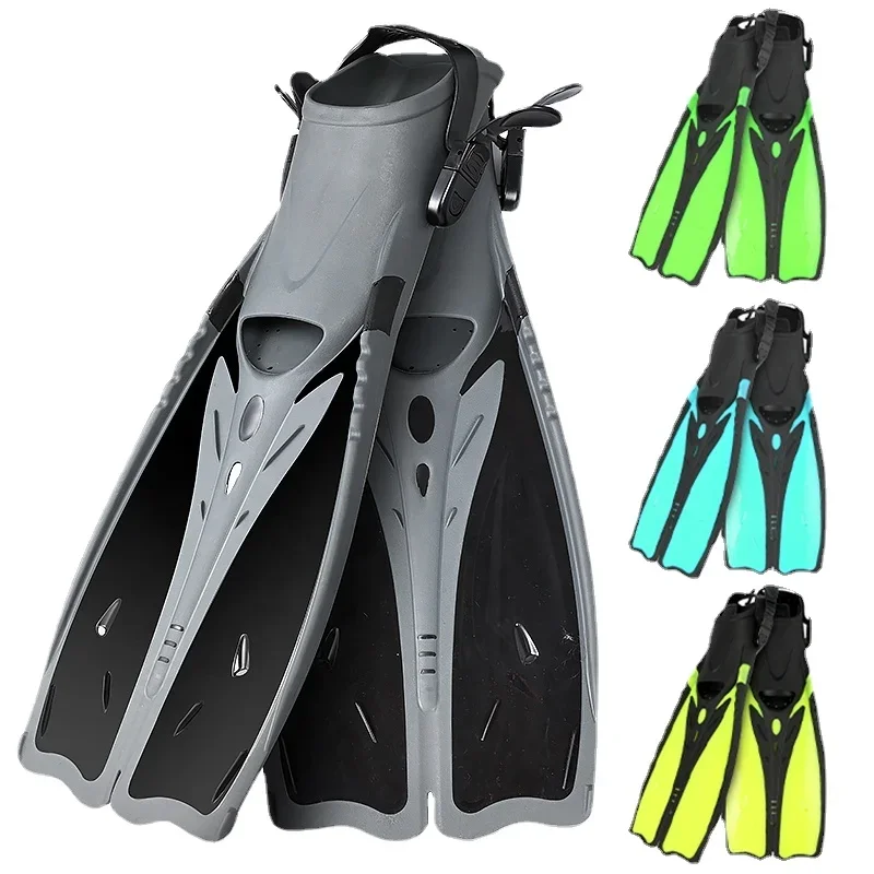 

Professional Scuba Long Blade Diving Fins High Quality Snorkeling Diving Swimming Fins For Men Freediving Rubber Flippers