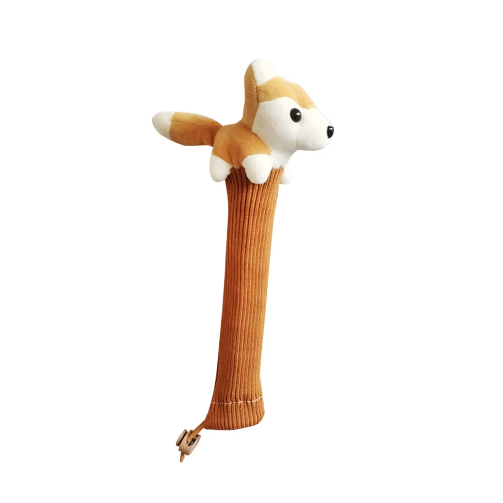 Cartoon Plush Racket Handle Cover Anti Slip Shock Absorbing Grip for Badminton and Tennis Equipment