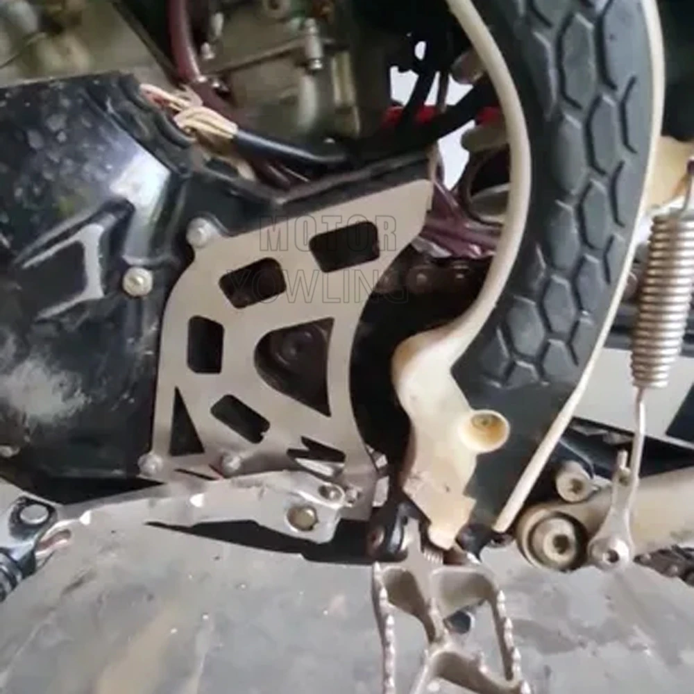 Loncin MT250 MT 250 kayo KT250 hengjian 2 스트로크 DT230 먼지 자전거 오토바이 액세서리 용 전면 체인 스프로킷 커버 보호