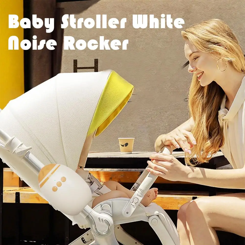 

Портативное успокаивающее устройство для сна ребенка, детская коляска Shaker Care с белой функцией Bluetooth, ребенок с шумом D3N4