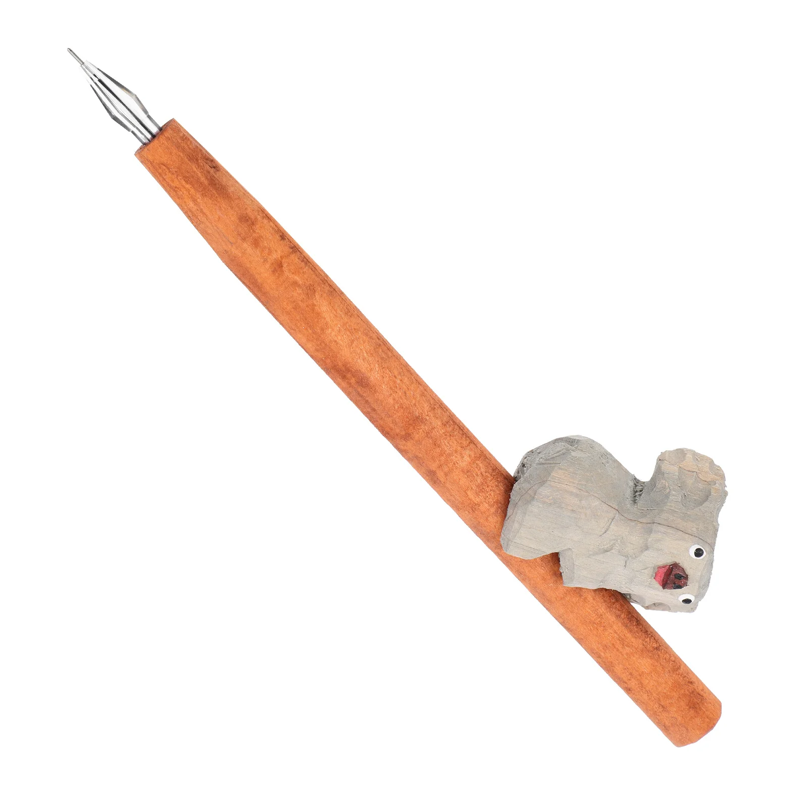 

Деревянная шариковая ручка-ленивец, очаровательный мультяшный дизайн, легкие гладкие чернила, идеально подходящие для школьных учебы и журналов