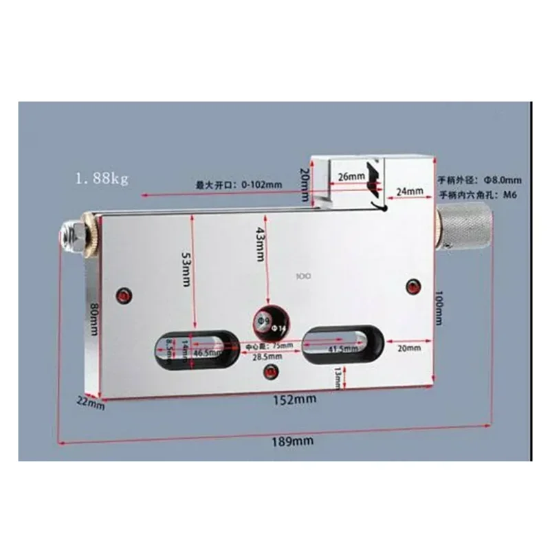 Wire EDM High Precision Vise Stainless Steel 4