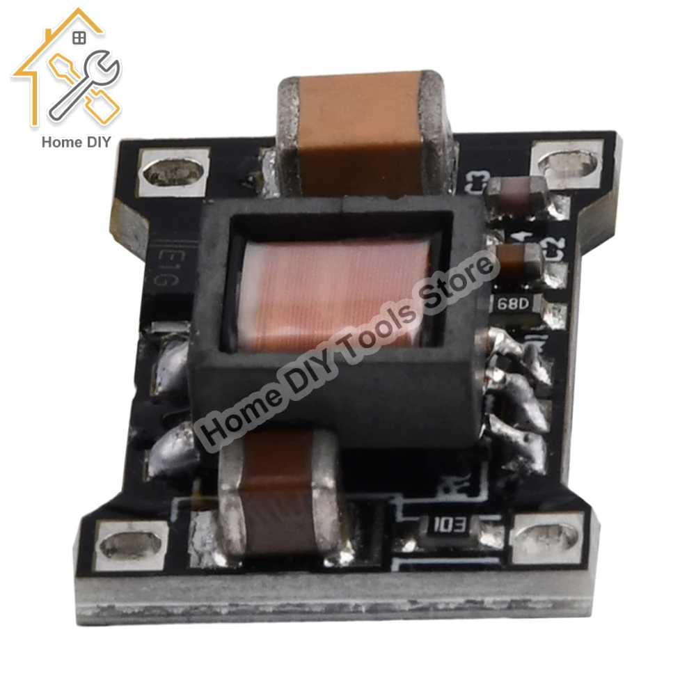 Imagem -04 - Boost Módulo de Alimentação de Alta Tensão para Nixie Tube Glow Clock Magic Eye Qs30 In14 In-12 dc 5v-9v a 170v dc
