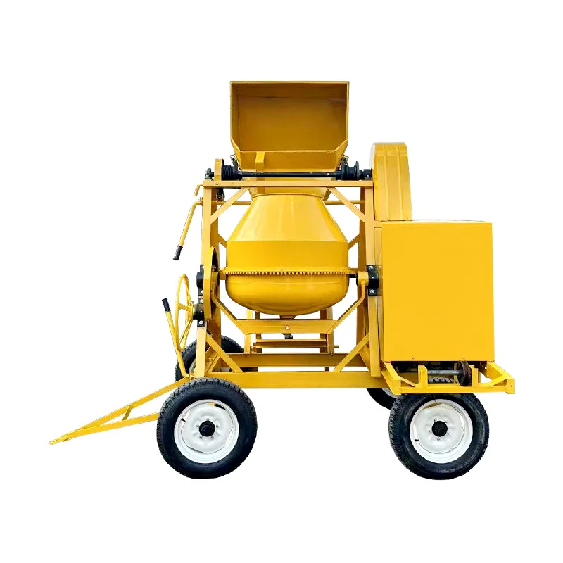 

Vertical concrete drum mixer Satellite mixer Small diesel mobile household cement mortar mixer