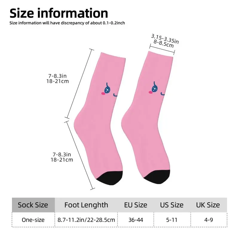 Chaussettes de dessin animé Tamagotchies mignonnes personnalisées pour femmes et hommes, chaussettes chaudes de sport et de Football avec impression 3D