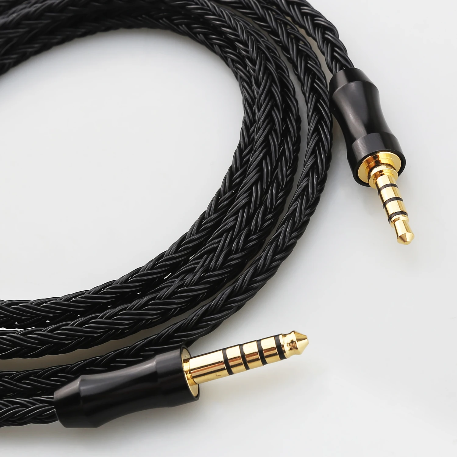 16 Core 6N OCC Silver Plated Earphone Replaceable TRRS Upgrade Cable 4.4mm to 3.5mm Balanced For HIFIMAN Beats DEVA Pro HE-R9
