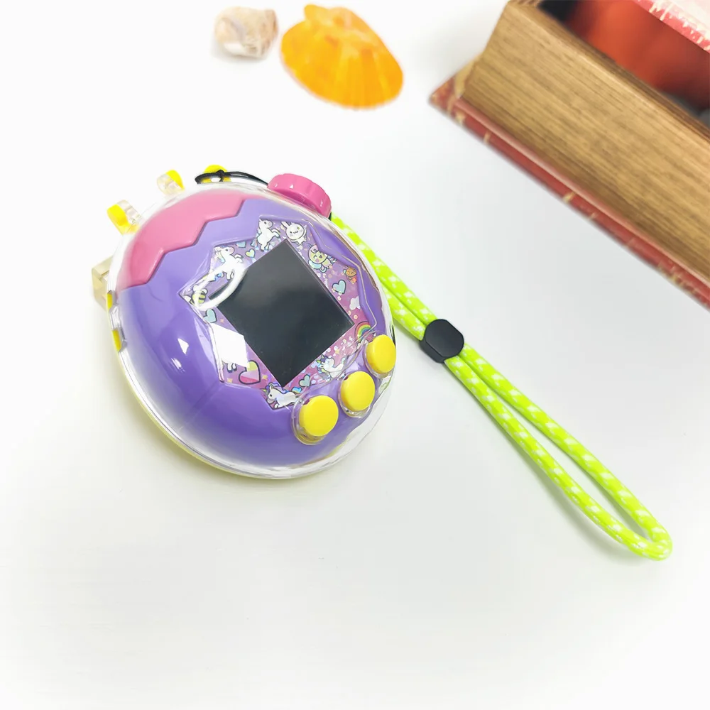 

For Tamagotchi Paradise Game Console PC Protective Cover Dustproof Anti-collision Transparent Protective Cover With Lanyard