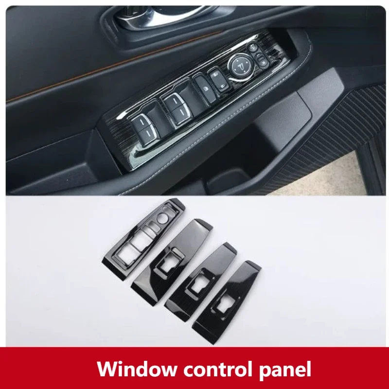 Chrome Inner Door Handle Speaker Cover Window Lift Control Panel Car Interior Refit Accessories For Honda 11th Gen Accord 2023