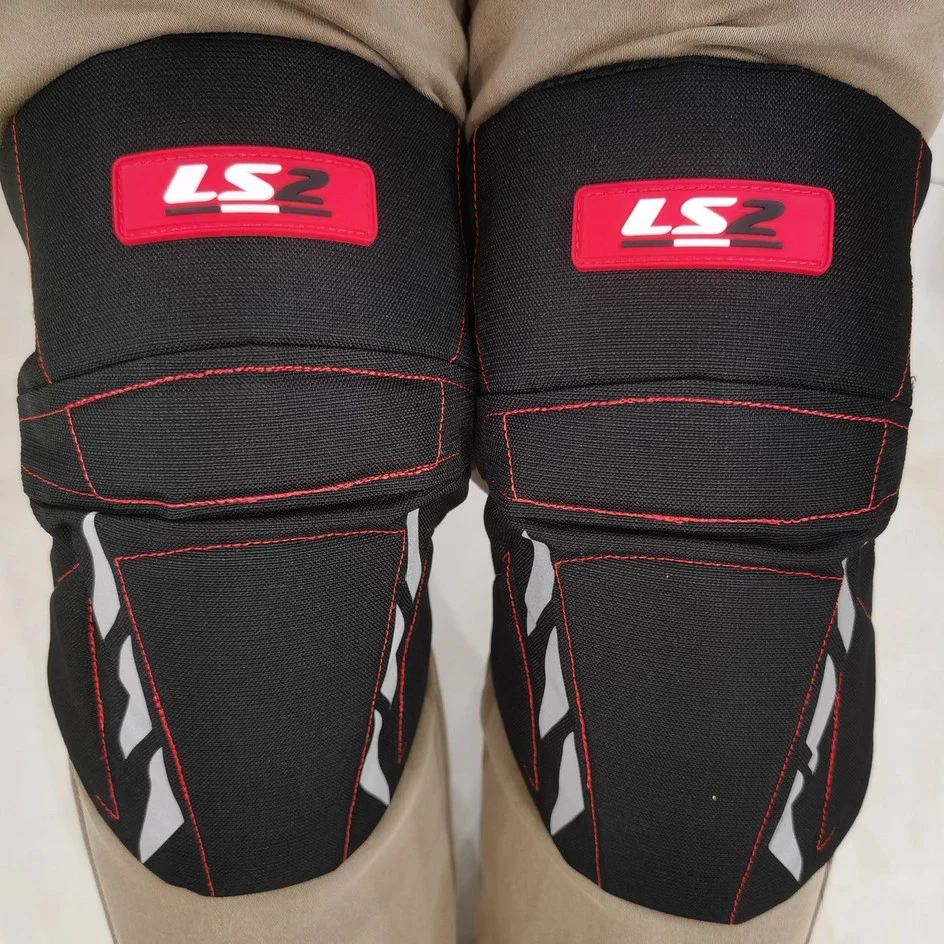 

LS2 наколенники для мотокросса, утолщенные наколенники для ног, противоскользящие наколенники для горного велосипеда, аксессуары для защиты голени