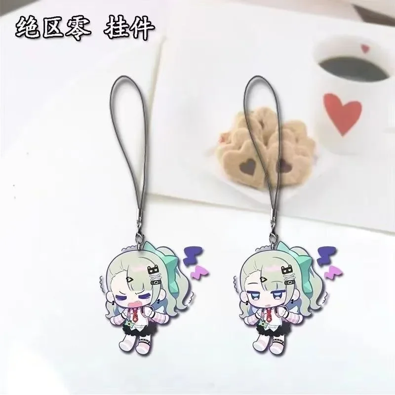 Anime Zenless Zone Zero ZZZ Delusional Angel Chixia Phone Chain Metal Acrylic Cellphone Chain For Phone Lanyard Keychain Jewelry