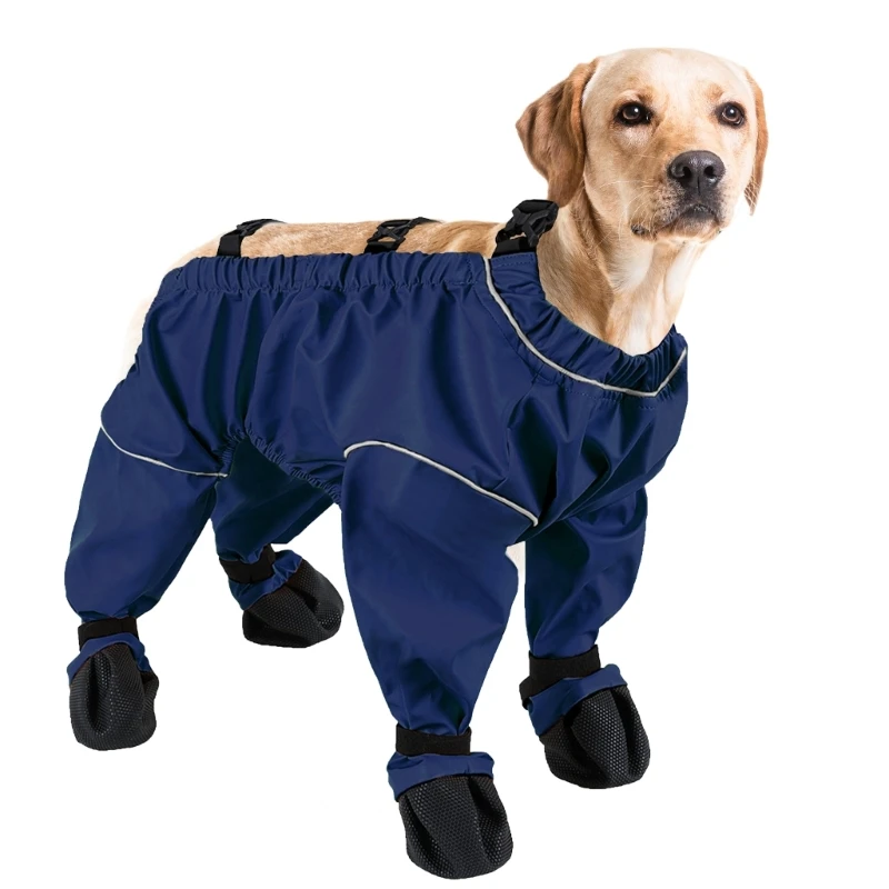 Breathable Pet Pants with Foot Cover Nonslip Dirt Resistant for Indoor Outdoor Dropshipping