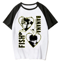 Banana Fish Tee women Y2K harajuku designer top girl Japanese comic clothes