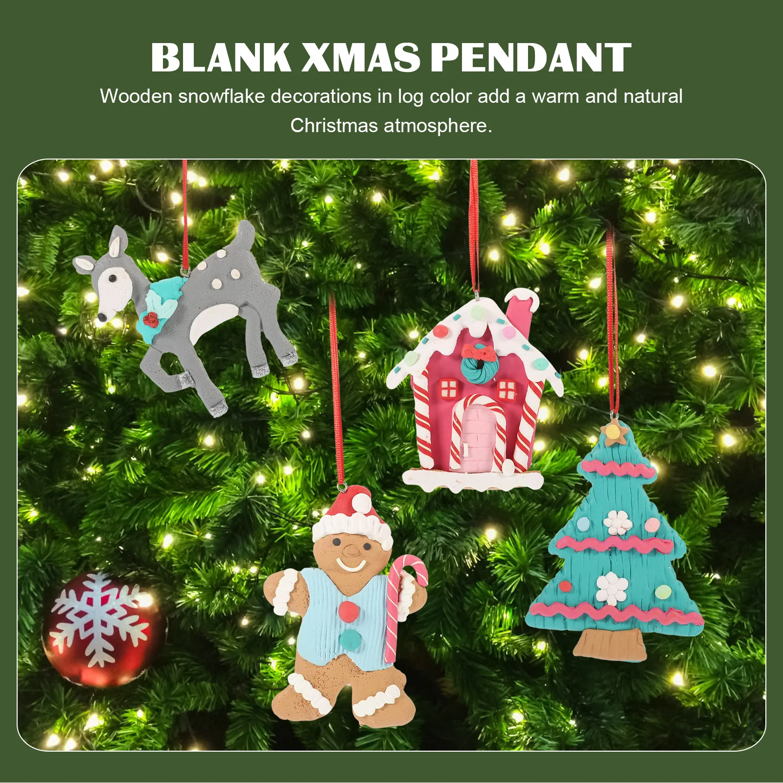 

Decorations Christmas Tree Accessories Hanging Ornaments Artificial Pvc Minature