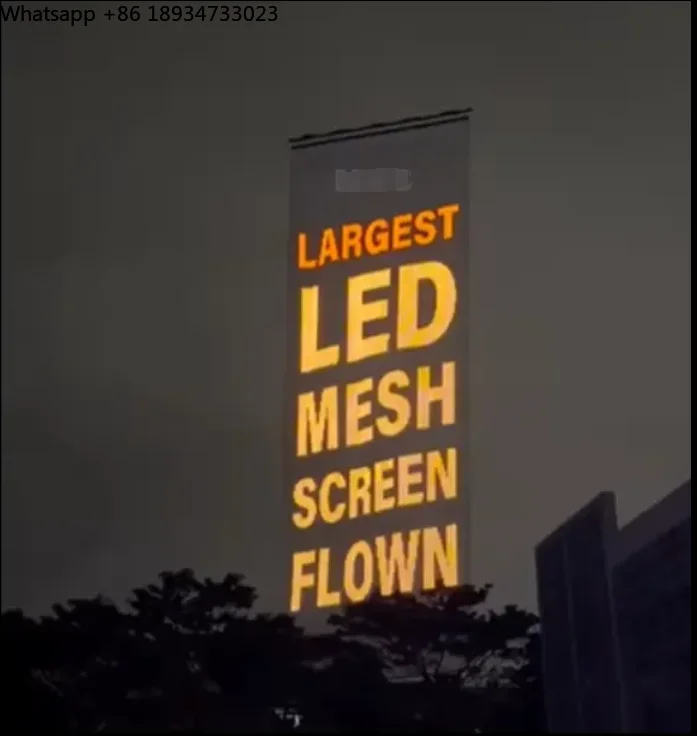 

Светодиодное шоу 2025 Mds P25 Реклама Голограмма Летающий светодиодный дисплей для продажи