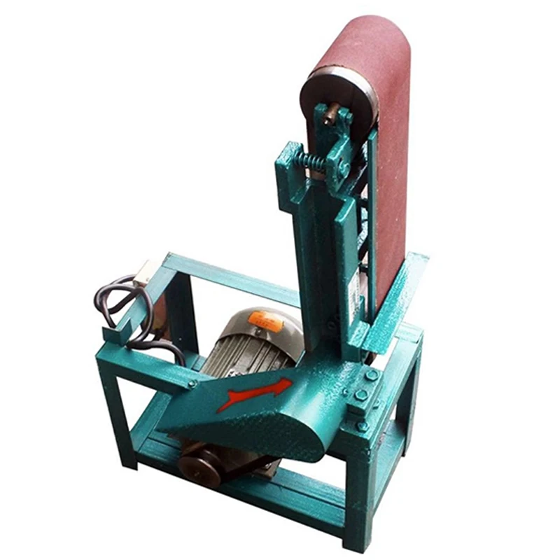 550W vertical and horizontal belt sanding machine/220V/380V small woodworking sander/stainless steel polishing machine