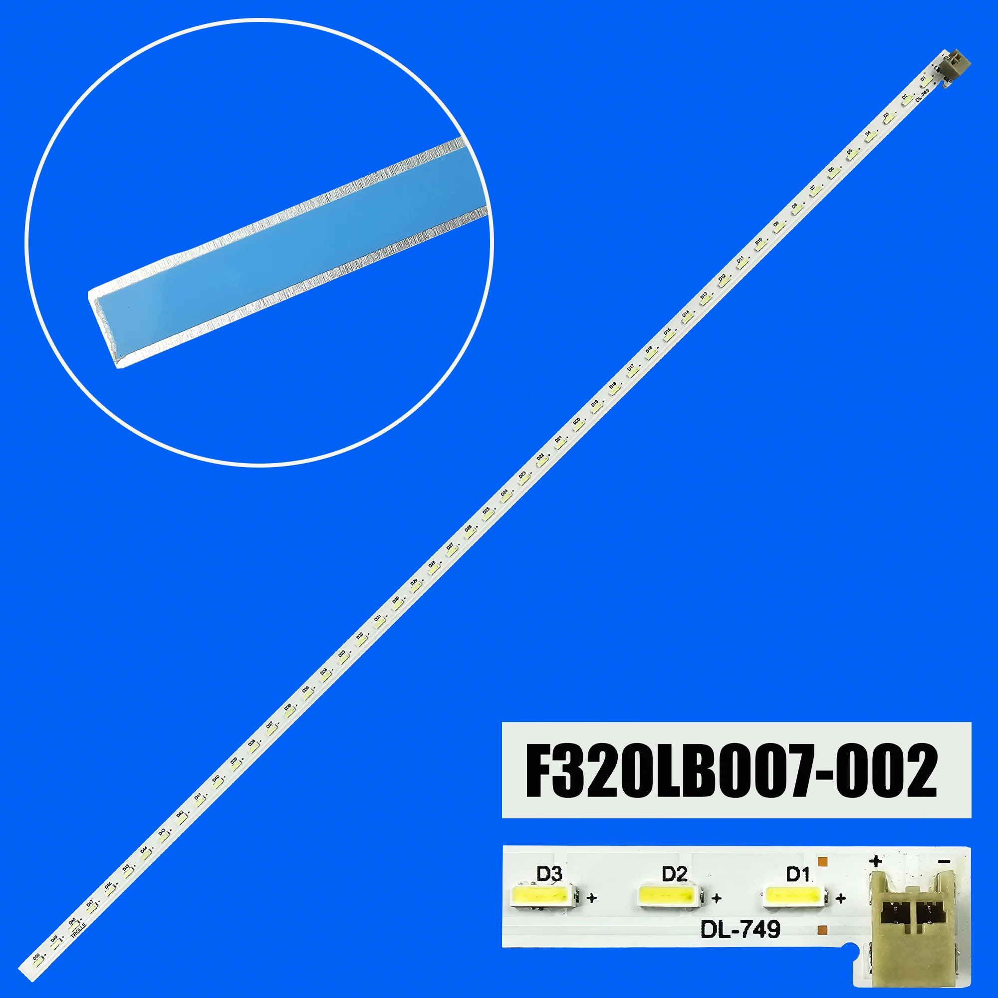 LED backlight strip for F320LB007-002 FOXCONN E253117 KDL-32EX340 KDL-32EX343