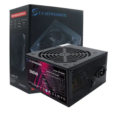 T.F.SKYWINDINTL 500W 80 Plus bronze ATX Computer Power Supply 90-264V PC Source For Gaming Case