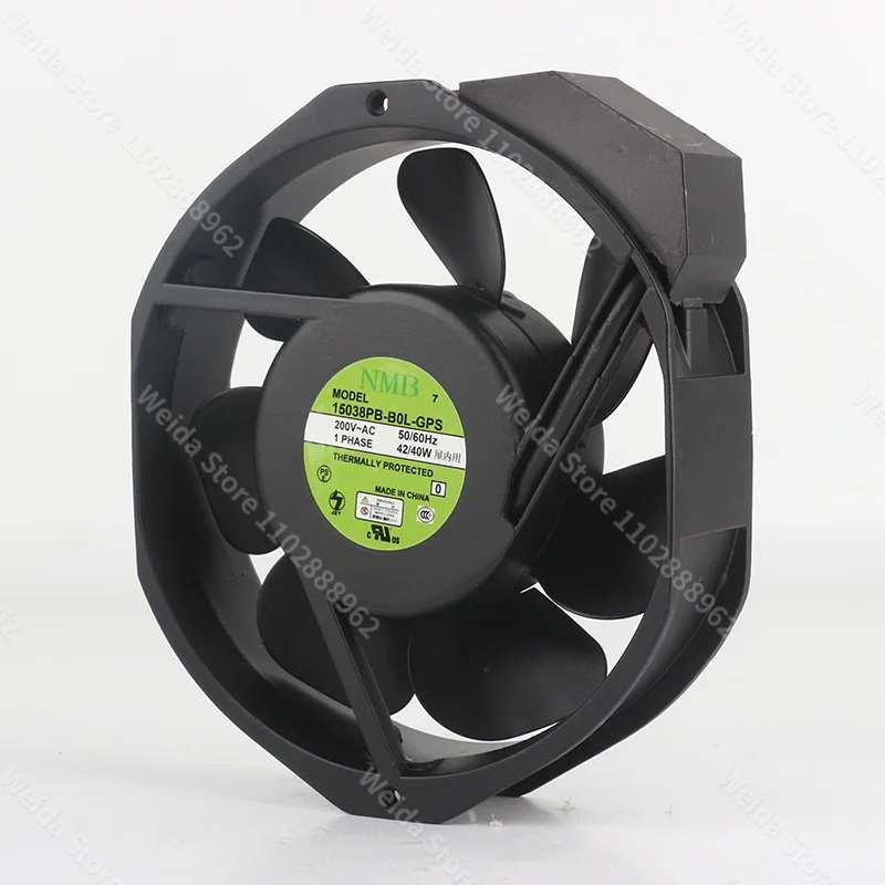 Original NMB 220V 230V 240V AC200V 42/40W DC EC 17238 172X150X38mm 17CM Aluminum frame Device Cabinet 15038PB-B0L-GPS coolingfan