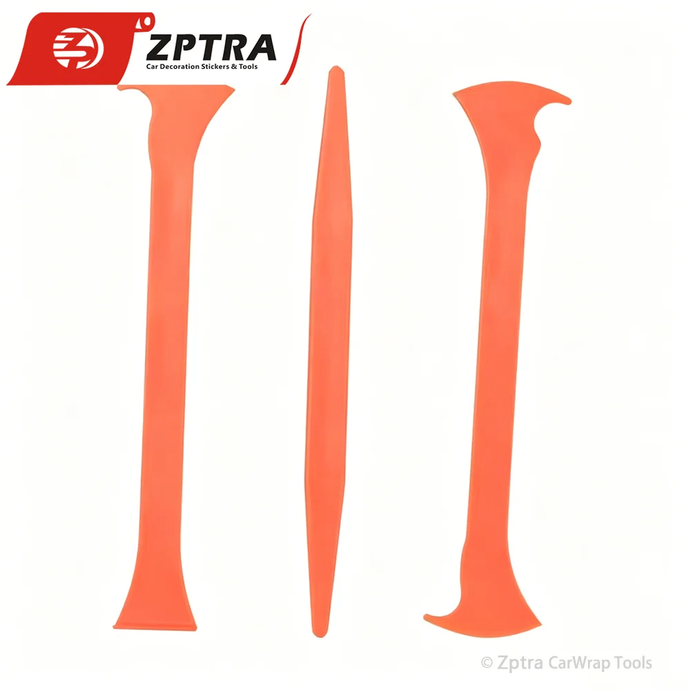 

2 Sets Wholesale Price 3pcs PP Material Handle Window Tint Install Scraper Vinyl Film Car Wrap Squeegee Body/Window Use Car