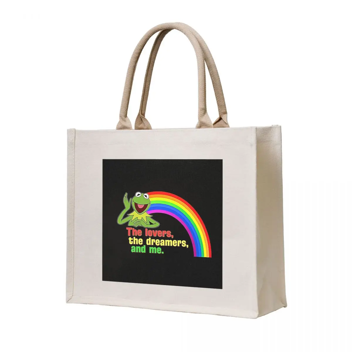 

The Lovers The Dreamers And Me. Rainbow Lovers T-Shirt Tote Bag Big bag eco bag folding custom bags university shopper