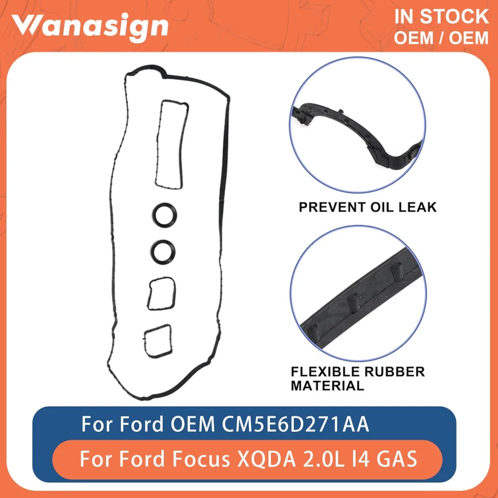 Engine Valve Cover Gasket Set Fit 2.0 T For Ford Focus III Saloon Turnier Ecosport XQDA MGDA 2.0 Ti-GDi 2010-2020 CM5E-6D271-AA