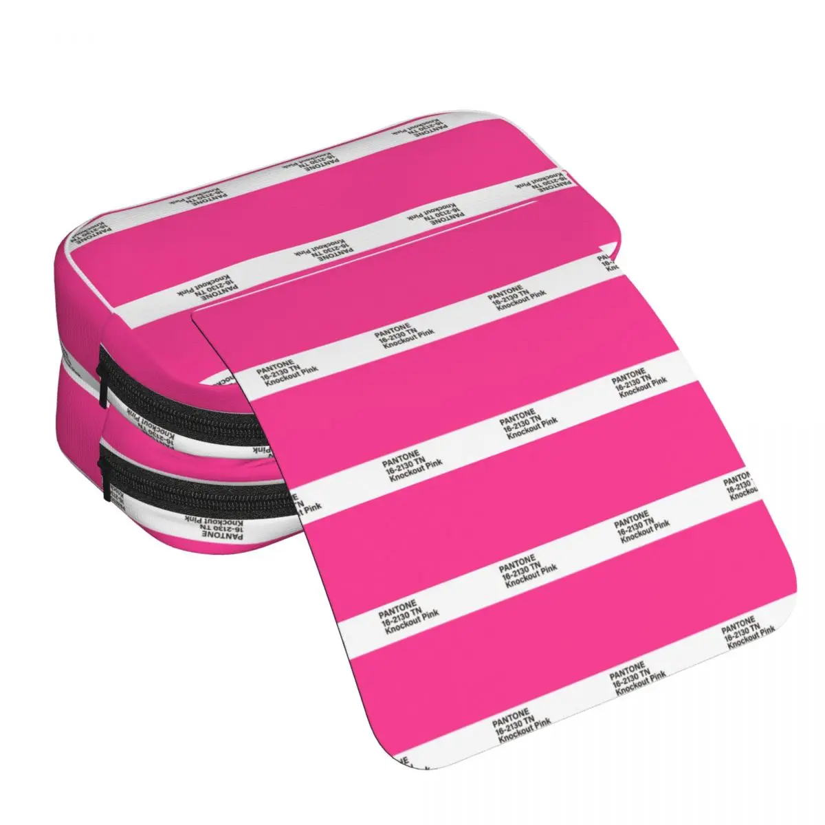 Pantone 16-2130 TN Knockout - Estuche para lápices rosa para niños, caja para bolígrafos, bolsa para lápices, suministros de papelería, bolsa para guardar bolígrafos