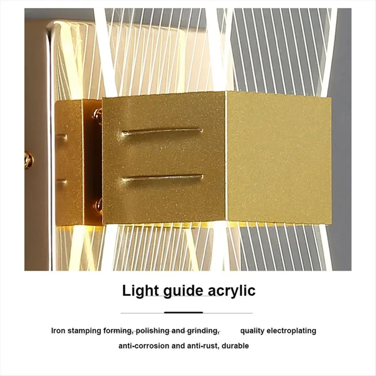 【45% OFF】Luxury Super Bright Living Room Bedroom Bedside Hotel Wall Lamp Transparent Line Guided LED Home Lighting Decoration,A